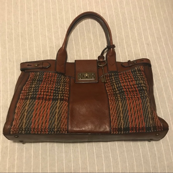 Fossil Handbags - Fossil Vintage Revival Plaid Weekender Bag